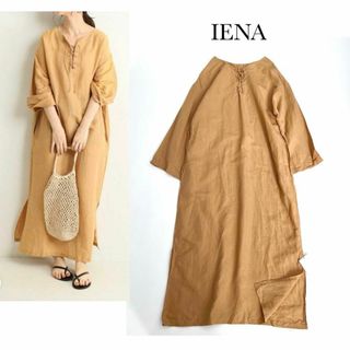 イエナ(IENA)のタグ付き♡ イエナ＊Pondichery/ポンディシェリ リネンロングワンピース(ロングワンピース/マキシワンピース)