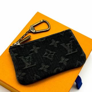 ルイヴィトン(LOUIS VUITTON)の超希少【超極美品】ルイヴィトン　ポシェットクレ　モノグラムデニム　コインケース(コインケース/小銭入れ)