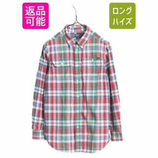 ラルフローレン(Ralph Lauren)のポロ ラルフローレン チェック 長袖 シャツ キッズ L メンズ S レディース M 古着 ヴィンテージ ワークシャツ モデル 長袖シャツ コットン(シャツ)