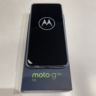 モトローラ(Motorola)のMOTOROLA moto g53y 5G A301MO ペールピンク(スマートフォン本体)
