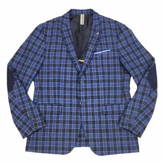 ザラ(ZARA)のZARA MAN ザラ チェック格子柄 ホップサック地 テーラードジャケット(テーラードジャケット)