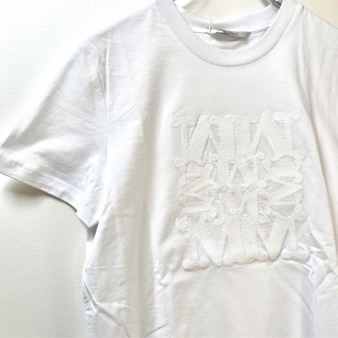 Max Mara(マックスマーラ)の24SS  MAX MARA マックスマーラ Tシャツ TAVERNA 半袖 S レディースのトップス(Tシャツ(半袖/袖なし))の商品写真