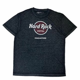 ミュージックティー(MUSIC TEE)のハードロックホテル・シンガポール 半袖Tシャツ ミュージックT グレーz16(Tシャツ/カットソー(半袖/袖なし))