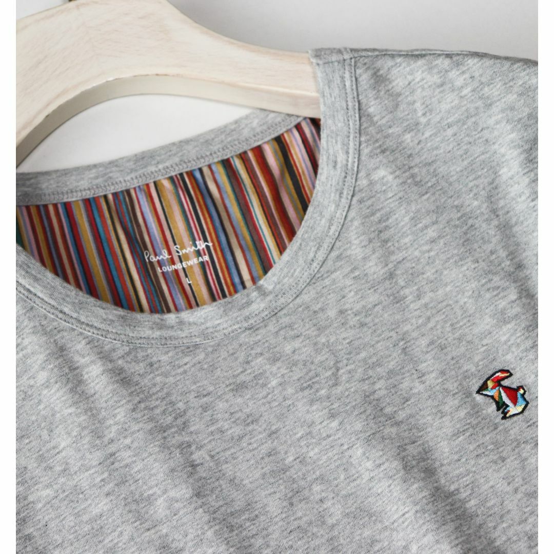 Paul Smith(ポールスミス)の新品タグ付き【ポールスミス】マルチカラーラビット刺繍 長袖Tシャツ L メンズのトップス(Tシャツ/カットソー(七分/長袖))の商品写真