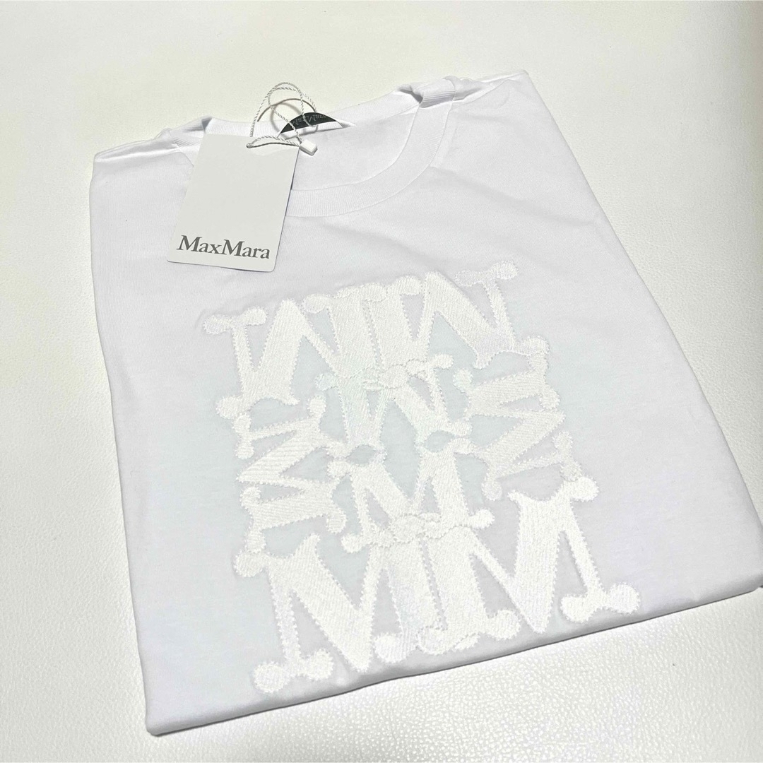 24SS MAX MARA マックスマーラ Tシャツ TAVERNA 半袖 Mホワイト