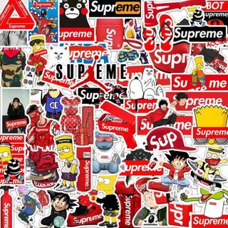 supreme ステッカー シール 50枚 新品未使用 (キャラクターグッズ)