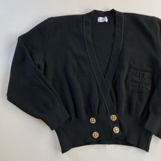 used レトロ ダブルボタン カーディガン 古着 ヴィンテージ vintage