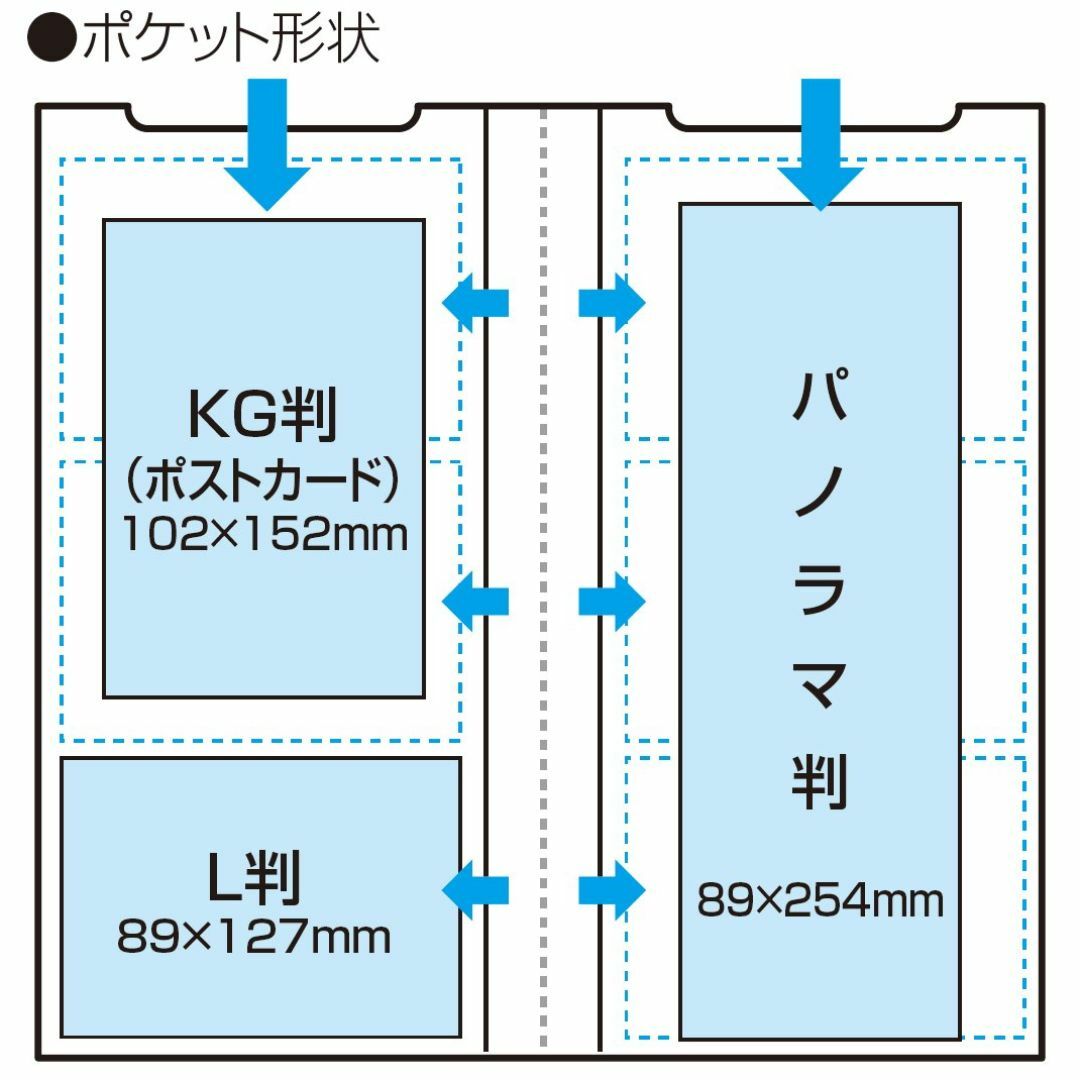 【色: イエロー】ナカバヤシ ポケット アルバム フォトホルダー L判288枚シ スマホ/家電/カメラのカメラ(その他)の商品写真