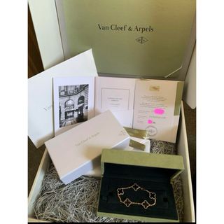 Van Cleef & Arpels - 美品 ヴァンクリーフ＆アーペル オニキス ヴィンテージアルハンブラブレスレット