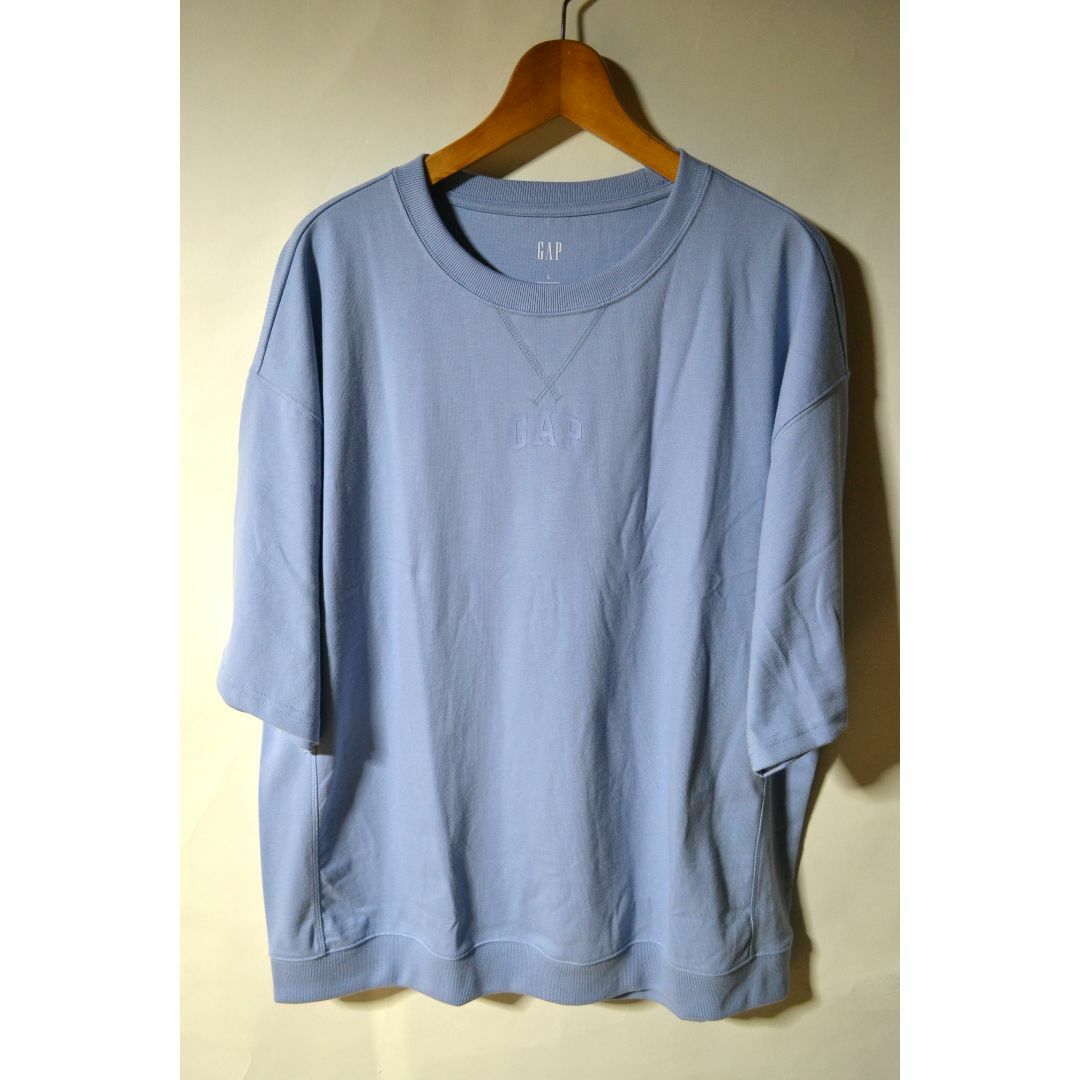 GAP(ギャップ)の新品 GAP ギャップ オーバーサイズTシャツ 半袖 ブルー L メンズ 未使用 メンズのトップス(Tシャツ/カットソー(半袖/袖なし))の商品写真