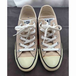 コンバース(CONVERSE)のCONVERSEコンバースオールスターキャンバススニーカー　ベージュ(スニーカー)