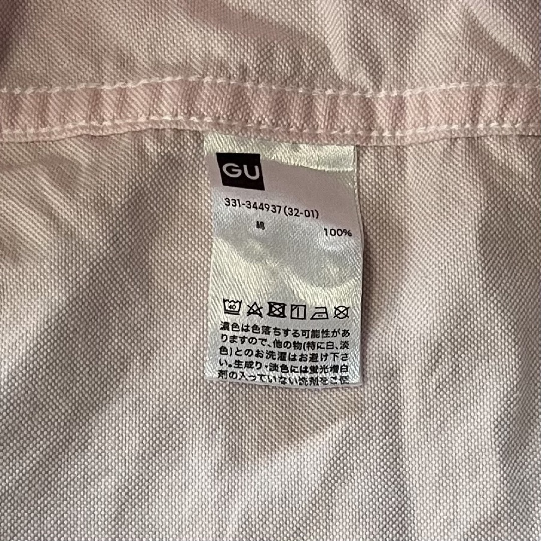 GU(ジーユー)のGU(ジーユー)  メンズ　カジュアルシャツ　5分袖　綿100%  Ｌサイズ メンズのトップス(シャツ)の商品写真