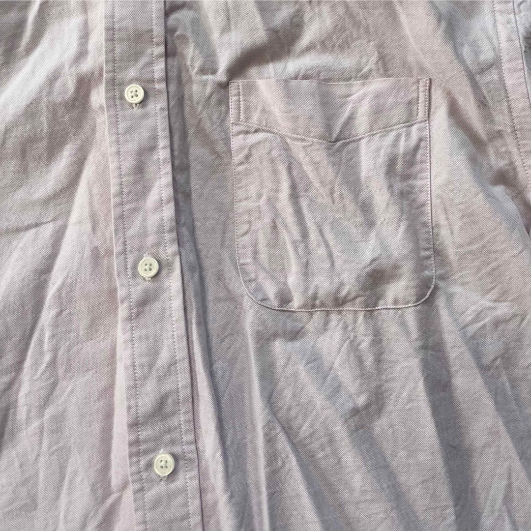 GU(ジーユー)のGU(ジーユー)  メンズ　カジュアルシャツ　5分袖　綿100%  Ｌサイズ メンズのトップス(シャツ)の商品写真