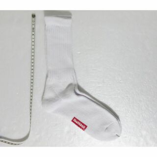 ヘルスニット(Healthknit)の新品 Healthknit シンカー 無地 ソックス 1足 ホワイト メンズ(ソックス)