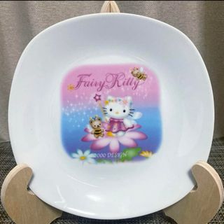 ハローキティ(ハローキティ)のハローキティ３５周年アニバーサリー❤️非売品fairy kittyプレート❤️(食器)