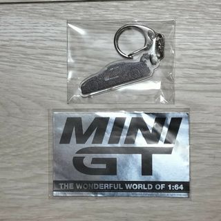 【非売品】MINI GT ステッカー　キーホルダー(キーホルダー)