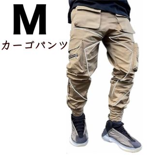 【新品未使用】M カーゴパンツ サルエルパンツ メンズ カジュアル ワークパンツ(ワークパンツ/カーゴパンツ)