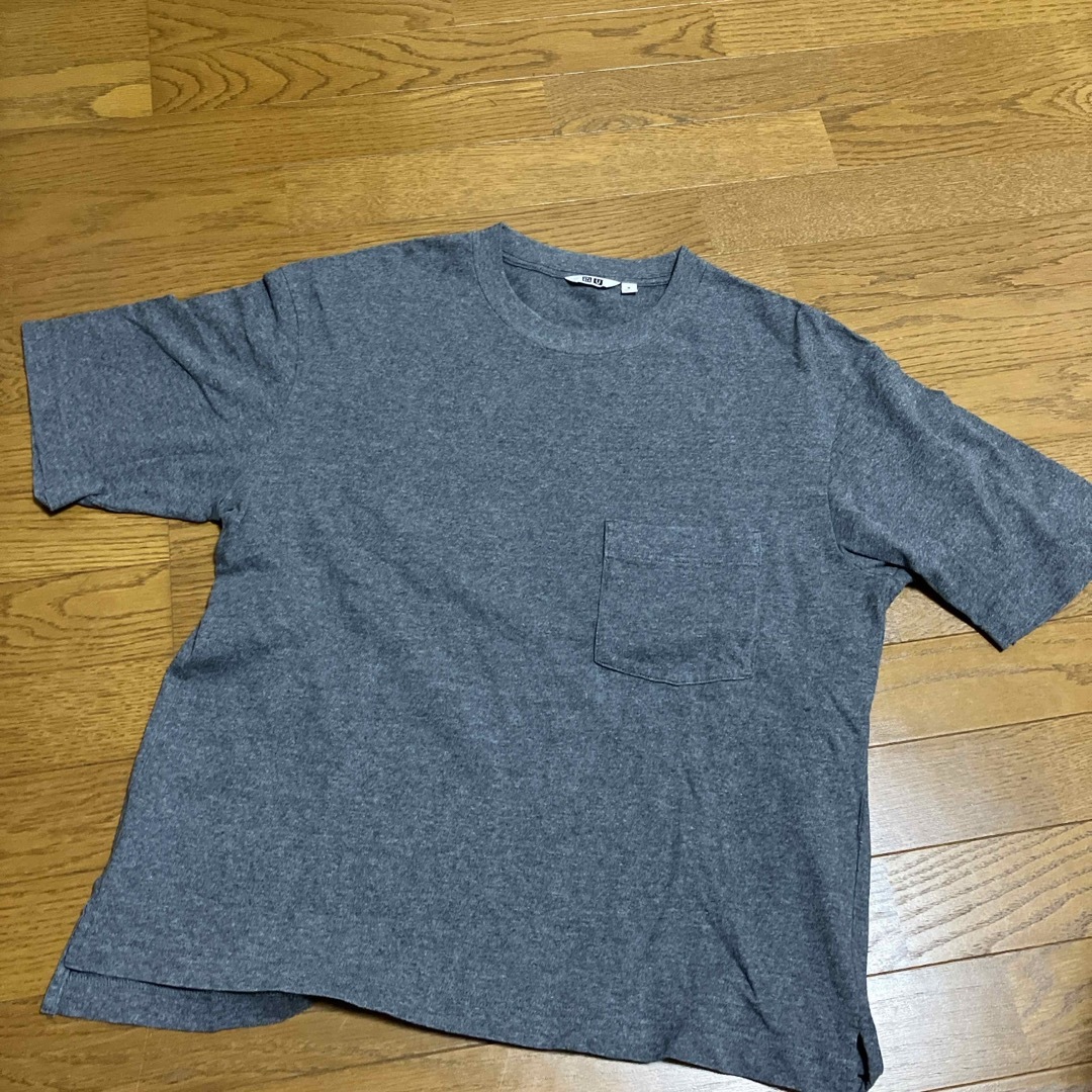 UNIQLO(ユニクロ)のUNIQLO  メンズ　 Tシャツ　グレー　M メンズのトップス(Tシャツ/カットソー(半袖/袖なし))の商品写真