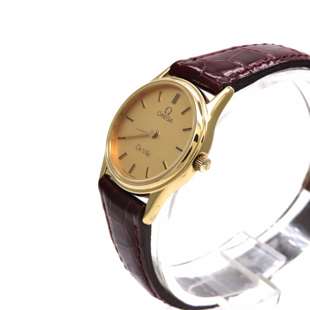 OMEGA(オメガ)の【DeVille】OMEGA’オメガ 時計’ゴールドモデル レディース☆極美品☆ レディースのファッション小物(腕時計)の商品写真