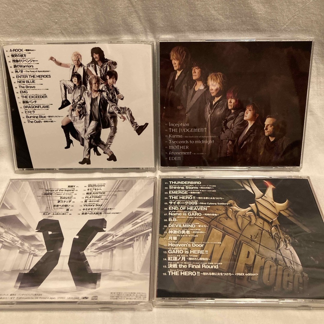 JAM Project CD アルバム4枚セット エンタメ/ホビーのCD(ポップス/ロック(邦楽))の商品写真