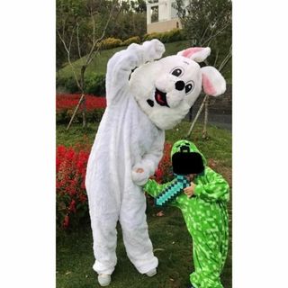 うさぎの着ぐるみ　入園式 入学式 ハロウィン 勧誘 二次会 歓迎会 宴会 催し物(衣装一式)