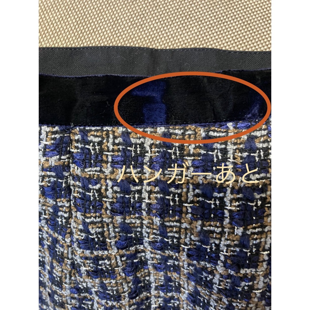 JUSGLITTY(ジャスグリッティー)の【新品タグ付き】JUSGLITTY ジャスグリッティー　ツイードタイトスカート レディースのスカート(ミニスカート)の商品写真