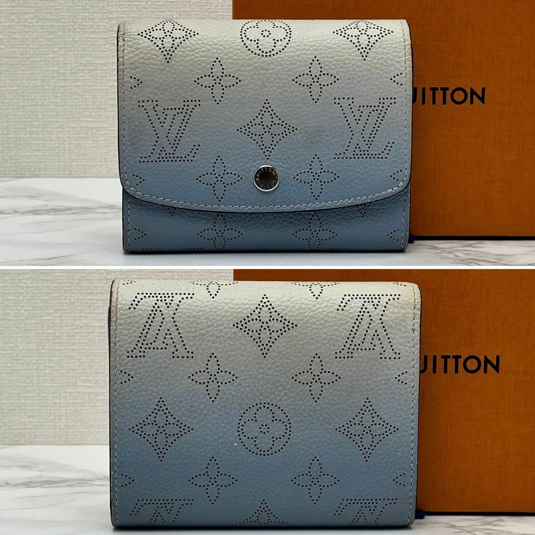 LOUIS VUITTON(ルイヴィトン)のルイヴィトン マヒナ ポルトフォイユ・イリス コンパクト M80492 限定品 レディースのファッション小物(財布)の商品写真