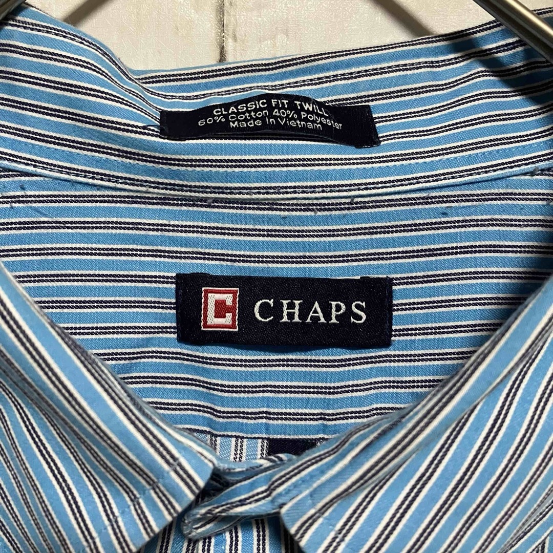 CHAPS(チャップス)のチャップス 長袖BDストライプシャツ90sラルフローレン Z1132 メンズのトップス(シャツ)の商品写真