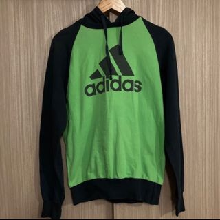 アディダス(adidas)の✧̣̇💚adidas￤グリーンパーカー💚✧̣̇(パーカー)