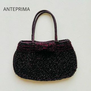 アンテプリマ(ANTEPRIMA)のANTEPRIMA アンテプリマ ワイヤーハンドバッグ  リボン パープル(ハンドバッグ)