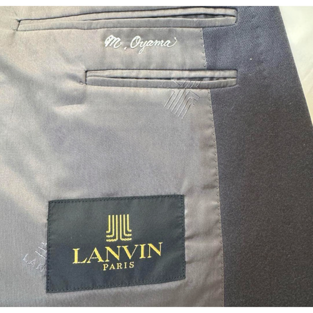 LANVIN(ランバン)の【美品】LANVIN　PARIS ランバン  セットアップ ダブルスーツ メンズのスーツ(セットアップ)の商品写真