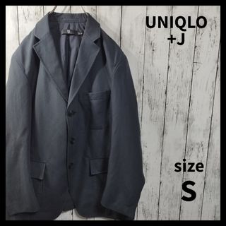 ユニクロ(UNIQLO)の【UNIQLO +J】オーバーサイズジャケット　コラボライン　毛　麻　D778(テーラードジャケット)