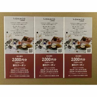 【koriso様専用】アスクル株主優待6000円分（500円×4枚×3冊）　(ショッピング)