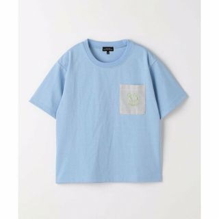 ユナイテッドアローズグリーンレーベルリラクシング(UNITED ARROWS green label relaxing)の【COBALT】フェイスポケット Tシャツ 100cm-130cm(Tシャツ/カットソー)