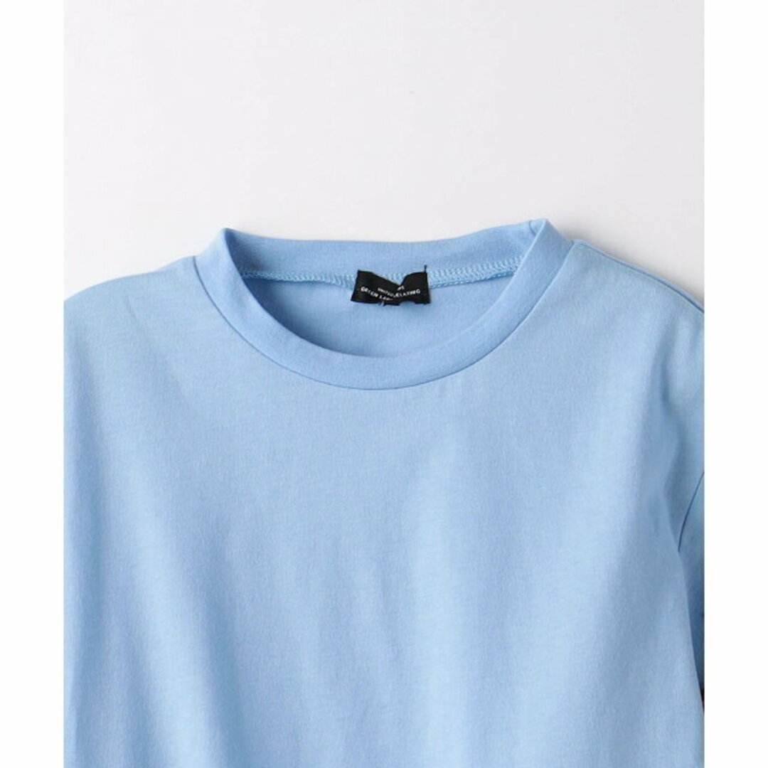 UNITED ARROWS green label relaxing(ユナイテッドアローズグリーンレーベルリラクシング)の【LT.BLUE】【120cm】TJ ソリッド フリル袖 Tシャツ 100cm-130cm キッズ/ベビー/マタニティのキッズ服女の子用(90cm~)(Tシャツ/カットソー)の商品写真