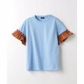 【LT.BLUE】TJ ソリッド フリル袖 Tシャツ 100cm-130cm