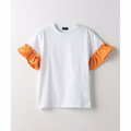 【OFF WHITE】【120cm】TJ ソリッド フリル袖 Tシャツ 100cm-130cm