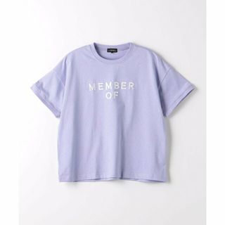 ユナイテッドアローズグリーンレーベルリラクシング(UNITED ARROWS green label relaxing)の【LILAC】TJ ロゴ 刺繍 Tシャツ 100cm-130cm(Tシャツ/カットソー)