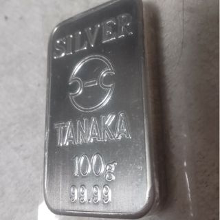 純銀 silver インゴット 100g 資産やおしゃれな文鎮にどうですか？？？(貨幣)