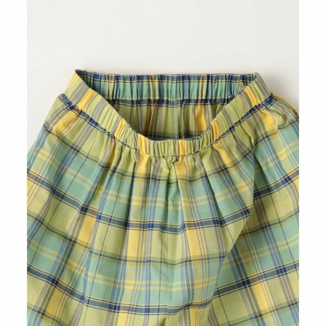 steven alan(スティーブンアラン)の【LIME】【S】<Steven Alan>COTTON SILK CHECK EASY WIDE PANTS/パンツ レディースのパンツ(その他)の商品写真