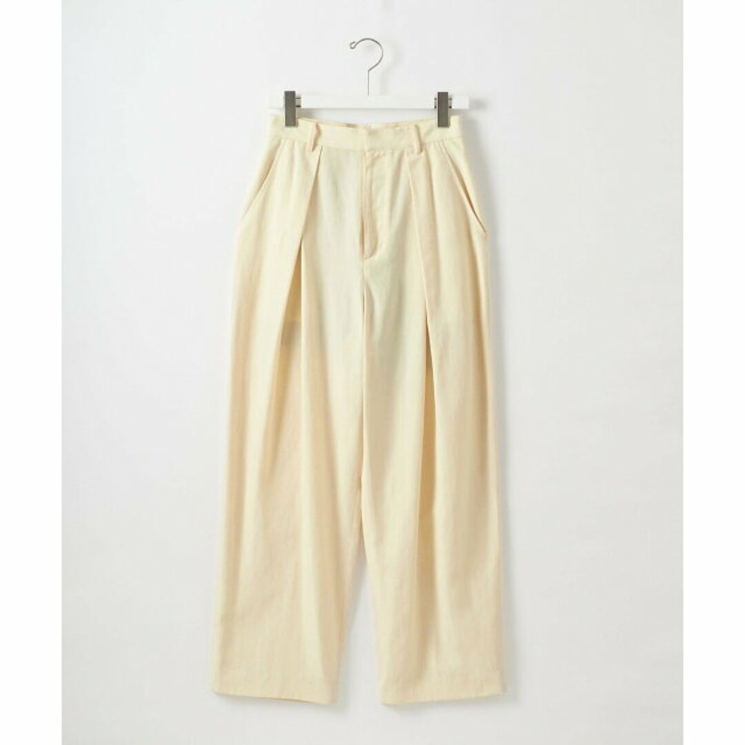 steven alan(スティーブンアラン)の【CREAM】<Steven Alan>TUCK TROUSERS/パンツ レディースのパンツ(その他)の商品写真