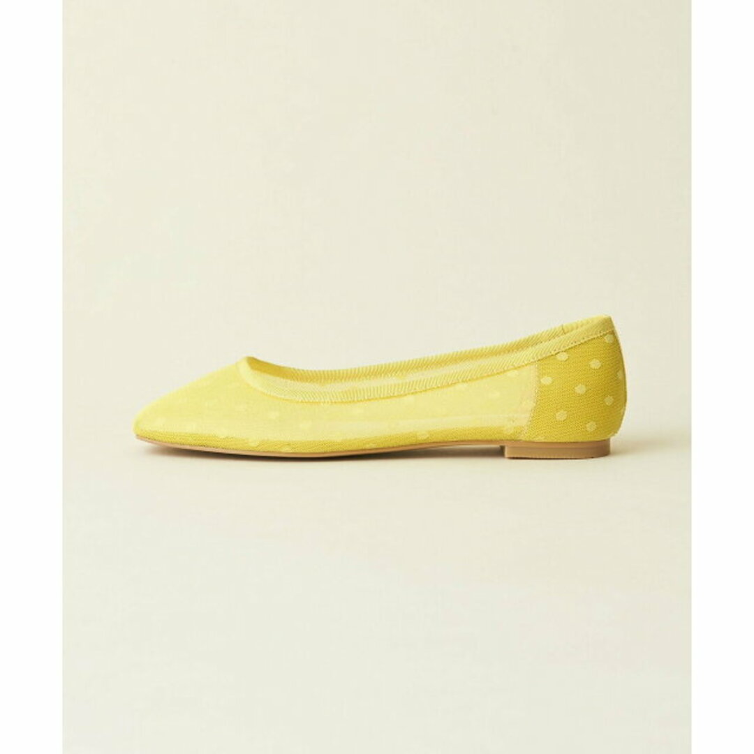 Odette e Odile(オデットエオディール)の【YELLOW】【22cm】スクエアチュール フラット10●↑ レディースの靴/シューズ(ハイヒール/パンプス)の商品写真