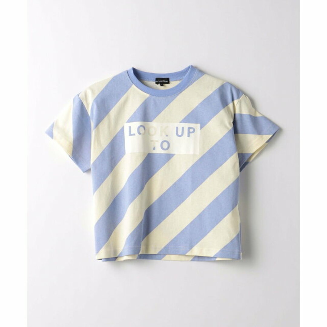 UNITED ARROWS green label relaxing(ユナイテッドアローズグリーンレーベルリラクシング)の【LILAC】【110cm】TJ ロゴ ボーダー Tシャツ 110cm-130cm キッズ/ベビー/マタニティのキッズ服女の子用(90cm~)(Tシャツ/カットソー)の商品写真