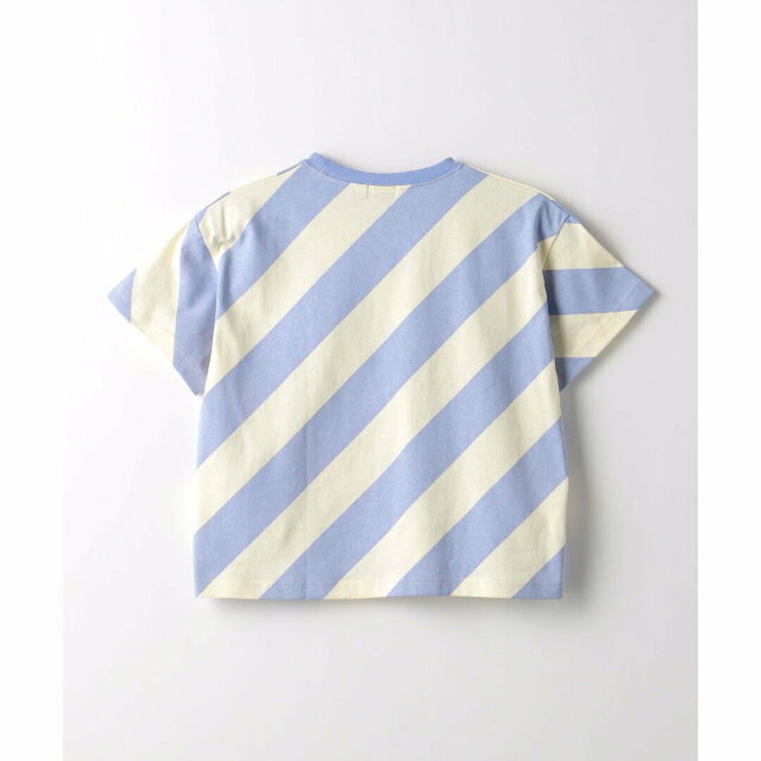 UNITED ARROWS green label relaxing(ユナイテッドアローズグリーンレーベルリラクシング)の【LILAC】【120cm】TJ ロゴ ボーダー Tシャツ 110cm-130cm キッズ/ベビー/マタニティのキッズ服女の子用(90cm~)(Tシャツ/カットソー)の商品写真