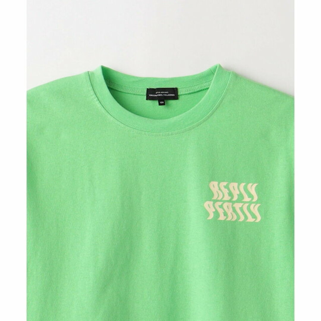 UNITED ARROWS green label relaxing(ユナイテッドアローズグリーンレーベルリラクシング)の【LIME】【110cm】TJ グラフィック Tシャツ 100cm-130cm キッズ/ベビー/マタニティのキッズ服女の子用(90cm~)(Tシャツ/カットソー)の商品写真