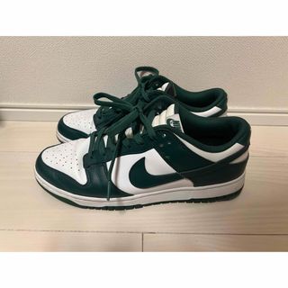 ナイキ(NIKE)のnike dunk team green チームグリーン　緑　28 ダンク(スニーカー)