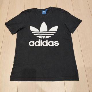 アディダス(adidas)のアディダス　Tシャツ　メンズ　半袖　ブラック　Ｓサイズ　スポーティ　夏(Tシャツ/カットソー(半袖/袖なし))