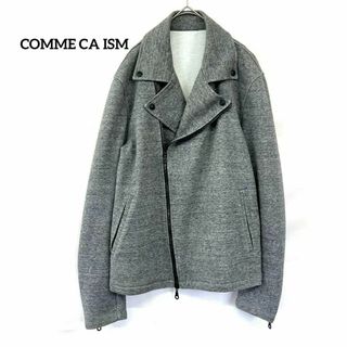 COMME CA ISM  メンズ　トップス　グレー　サイズL  ジップアップ