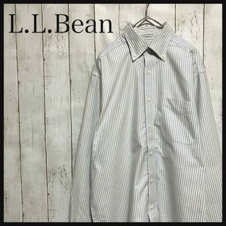 エルエルビーン(L.L.Bean)のエルエルビーン 長袖BDストライプシャツ00s Z1134(シャツ)