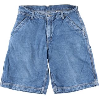 リーバイス(Levi's)の古着 00年代 リーバイス Levi's HUSKY デニムペインターショーツ ショートパンツ メンズw32 /eaa433288(ショートパンツ)